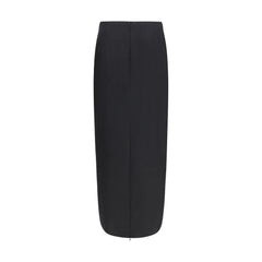 The Row Black Wool Long Skirt - 2