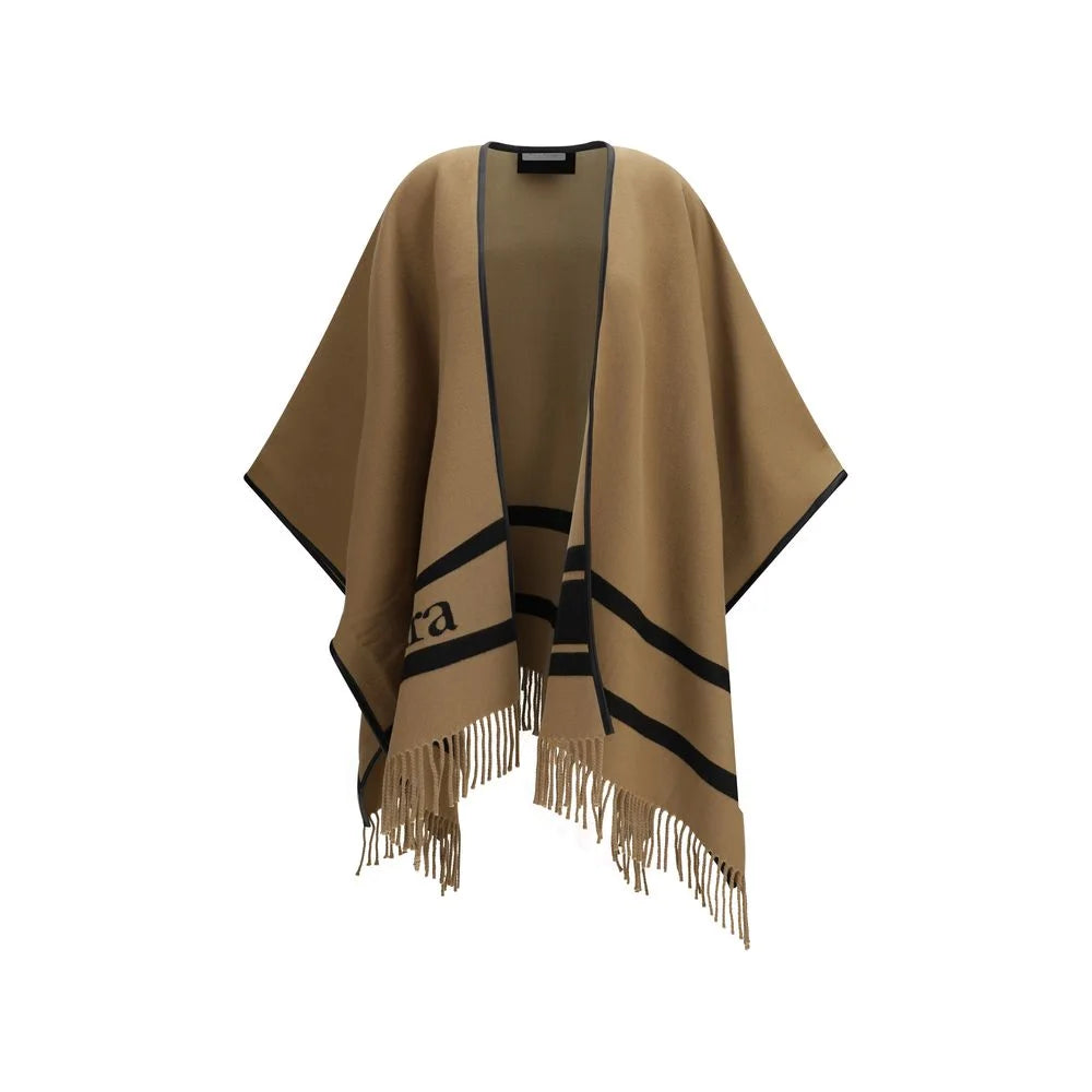 Max Mara Beige Wool Coat - One Size