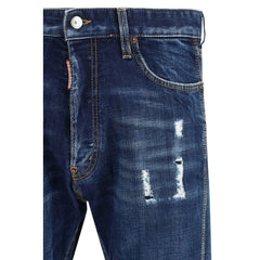 Dsquared² Blue Cotton Jeans Denim