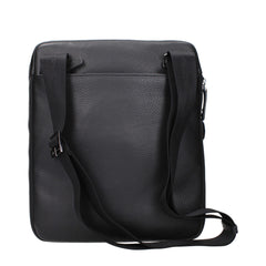 Piquadro Black Leather Crossbody Bags