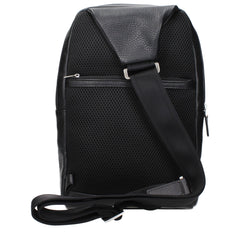 Piquadro Black Leather Crossbody Bags