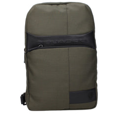 Piquadro Green Fabric Crossbody Bags