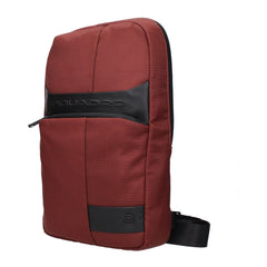 Piquadro Red Fabric Crossbody Bags