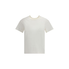 T-Shirt mit aufgesticktem Courrèges-Logo