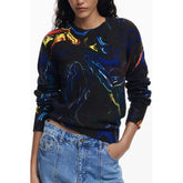 Desigual Black Polyamide Women Sweater