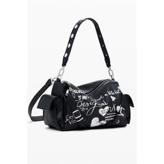 Desigual Schwarze Polyethylen-Damenhandtasche