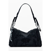 Desigual Schwarze Polyethylen-Damenhandtasche