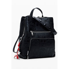Desigual Black Polyethylene Women Backpack