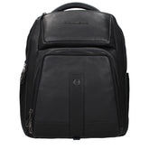 Piquadro Black Leather Backpacks