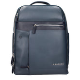 Piquadro Blue Leather Backpacks