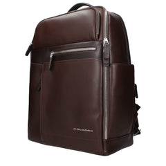 Piquadro Brown Leather Backpacks
