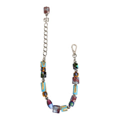 Collier Dolce & Gabbana en perles de verre de Murano multicolores et laiton zamak