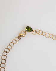 Collier Dolce & Gabbana à motif floral rose rouge et cristaux, bijou tendance