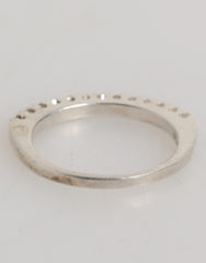 Bague d'éternité Nialaya en argent sterling 925 sertie de cristaux CZ pavés