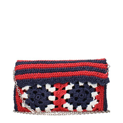 Miu Miu Multicolor Raffia Clutch Bags