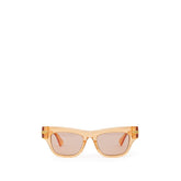 Bottega Veneta Sonnenbrille aus orangefarbenem Acetat