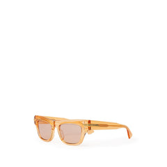 Bottega Veneta Sonnenbrille aus orangefarbenem Acetat