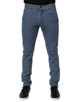 Jean slim en coton stretch bleu Dolce & Gabbana pour homme
