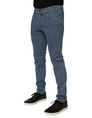 Jean slim en coton stretch bleu Dolce & Gabbana pour homme