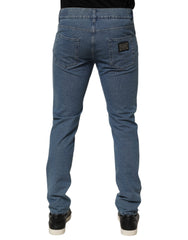 Jean slim en coton stretch bleu Dolce & Gabbana pour homme