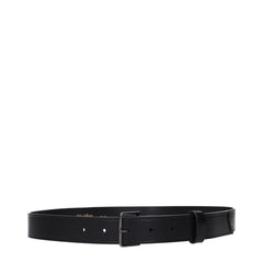 Max Mara Black Leather Regular Belts