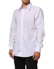 Chemise habillée Dolce & Gabbana MARTINI en coton blanc pour homme