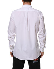 Chemise habillée Dolce & Gabbana MARTINI en coton blanc pour homme