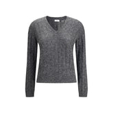 Brunello Cucinelli Dazzling Cable's Sweater in Mohair, cotton and wool