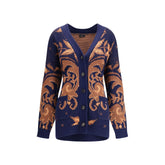 Etro Wolljacquard-Strickjacke
