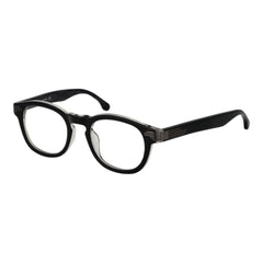 Monture de lunettes unisexe noire Lozza