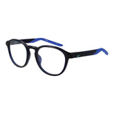 Monture de lunettes Nike bleue pour homme