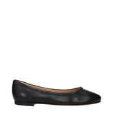 Chloé Black Leather Ballet Flats