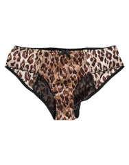 Culotte gainante Dolce & Gabbana à imprimé léopard multicolore