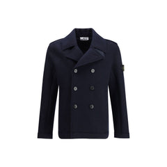 Manteau en feutre de laine Stone Island