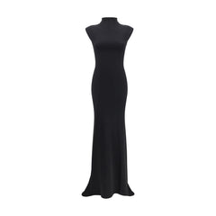 Jacquemus Black Long Alba Dress