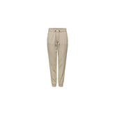 Nur beige Viskosehose