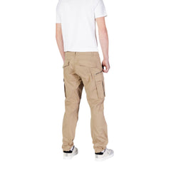 Replay Beige Cotton Relaxed Fit Jean