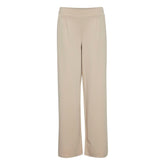ICHI Beige Hose aus recyceltem Polyurethan
