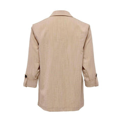 Nur beige Viskoseblazer