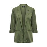 Blazer en viscose verte uniquement