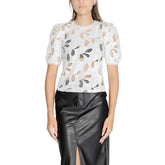 T-shirt blanc en polyester Morgan De Toi