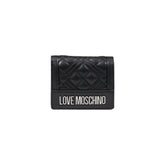 Love Moschino Geldbörse aus schwarzem Polyethylen