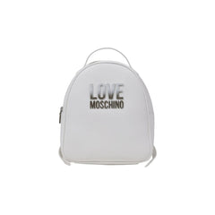 Love Moschino Rucksack aus weißem Polyethylen