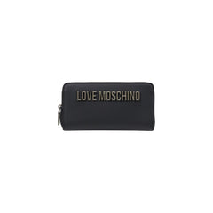 Portefeuille en polyéthylène gris Love Moschino
