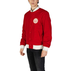 Replay Red Cotton Jackets & Coat