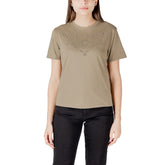 T-shirt en coton vert Jacqueline De Yong