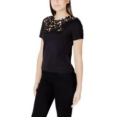 T-shirt en coton noir Morgan De Toi
