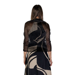 Rinascimento Schwarzer Polyester-Schal