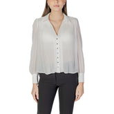 Chemise blanche en polyester Morgan De Toi