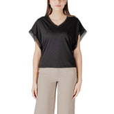 T-shirt ICHI en coton noir